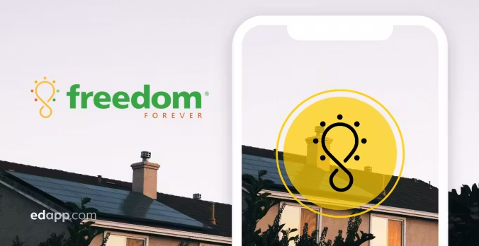Freedom Forever EdApp LMS onboarding program